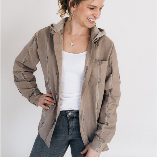 Hooded Embroidered Shirts- Adult