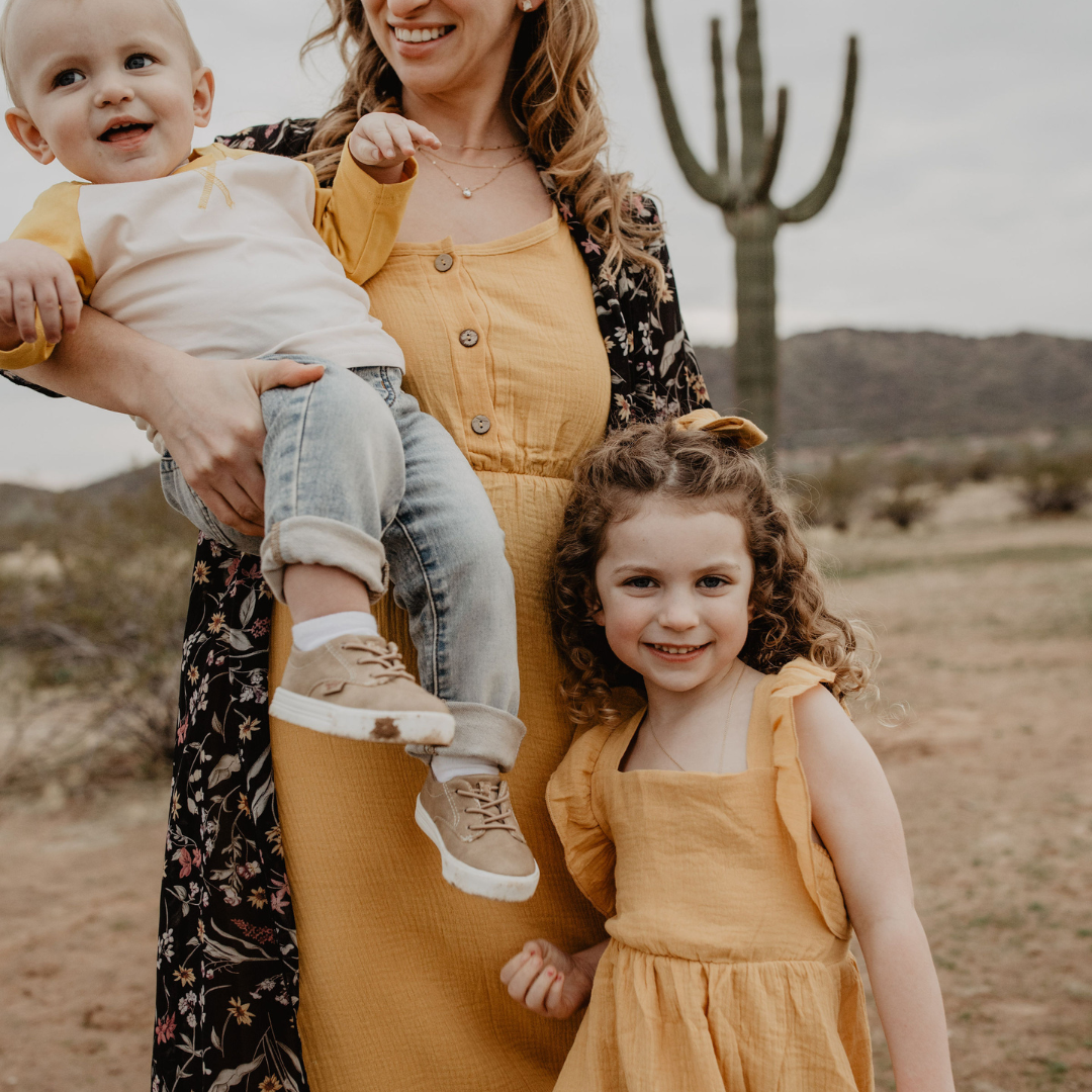 Yellow Maxi Matching Mommy & Me Dresses