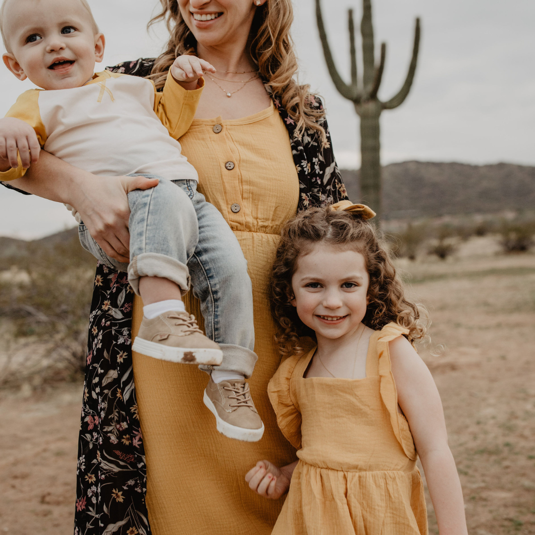 Yellow Maxi Matching Mommy & Me Dress - Women