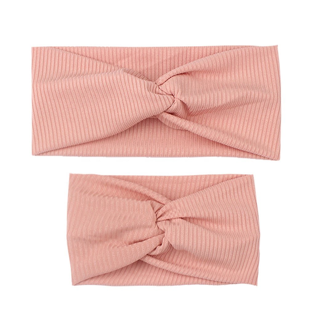 Matching Headbands - Blush - HAHA MAMA Clothing