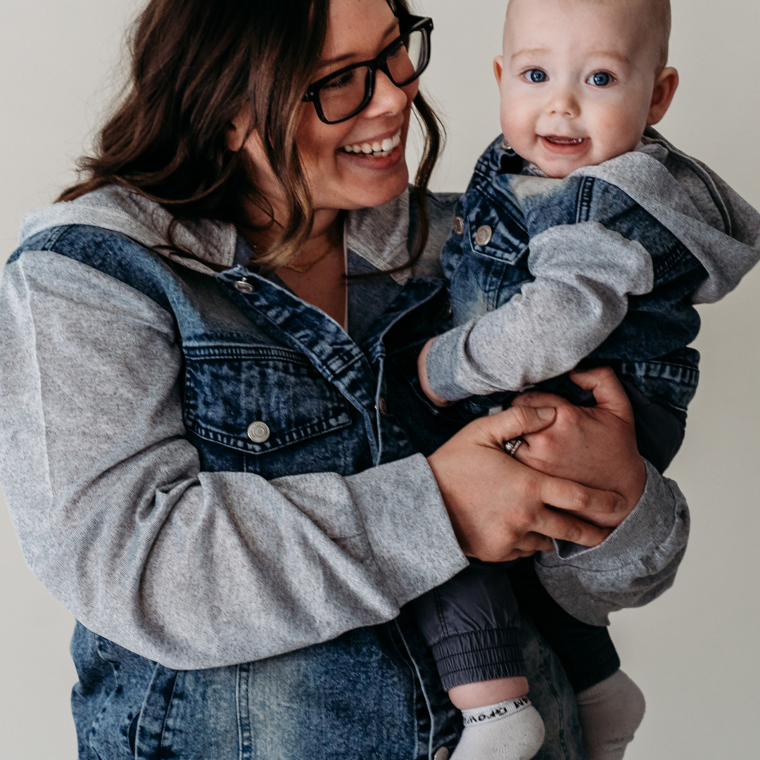 Hooded Denim Jacket- Child