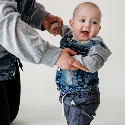 Hooded Denim Jacket- Child