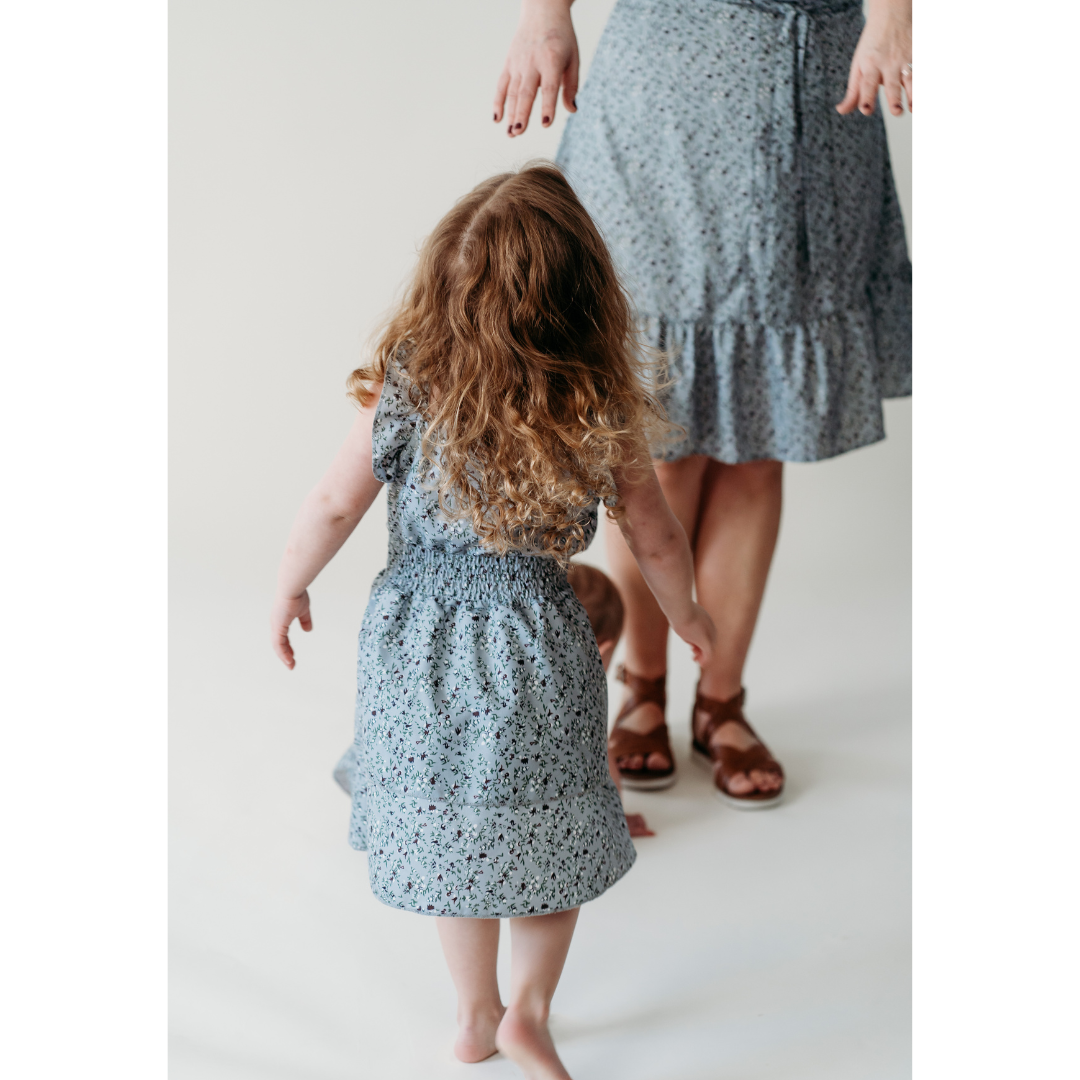 Ditsy Floral Mommy & Me Dress- Child Size