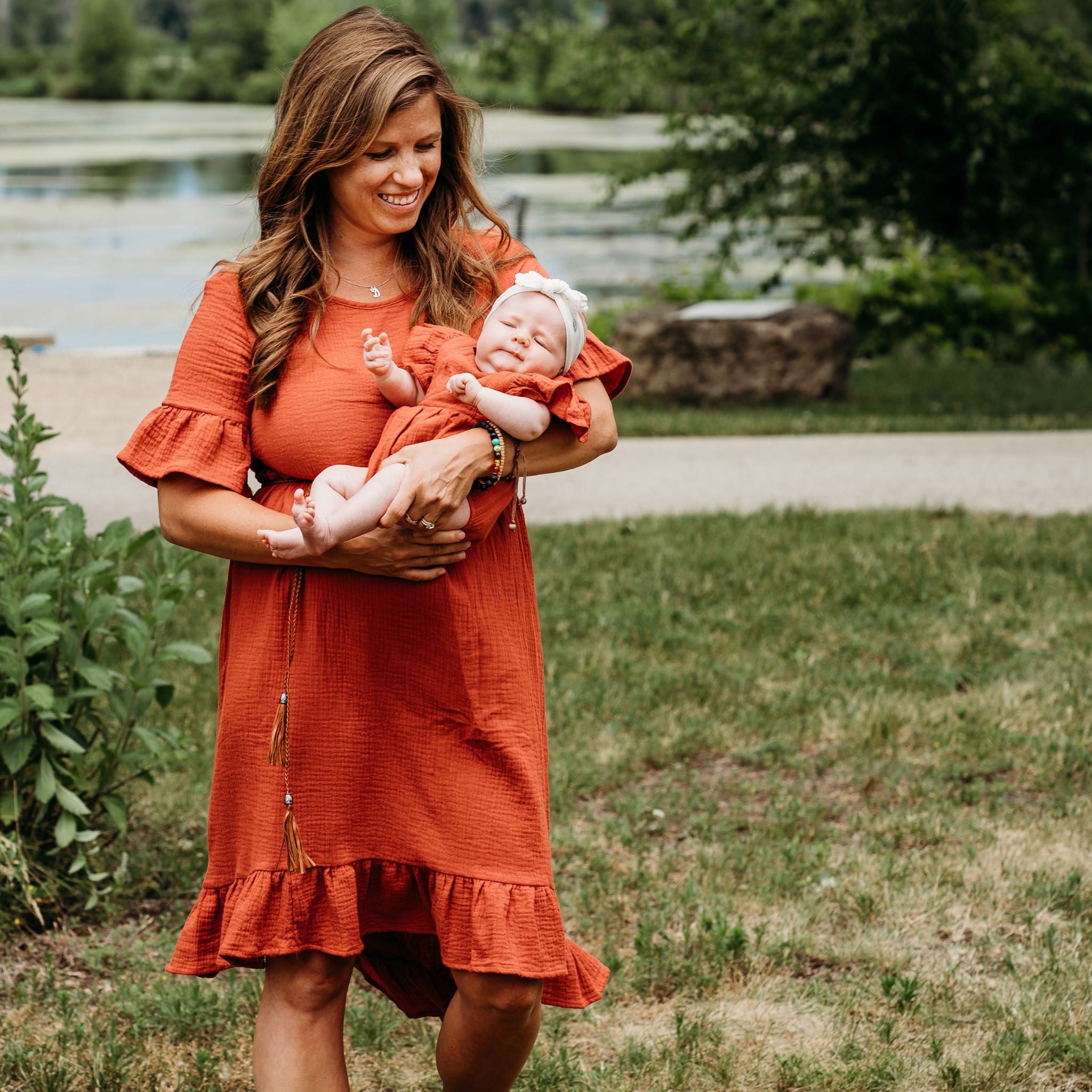 High Low Maternity Dress