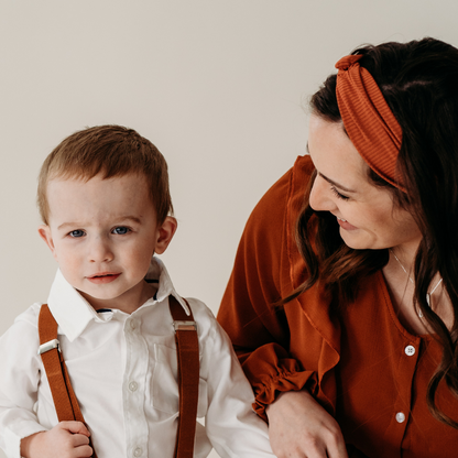 Matching Headbands- Rust